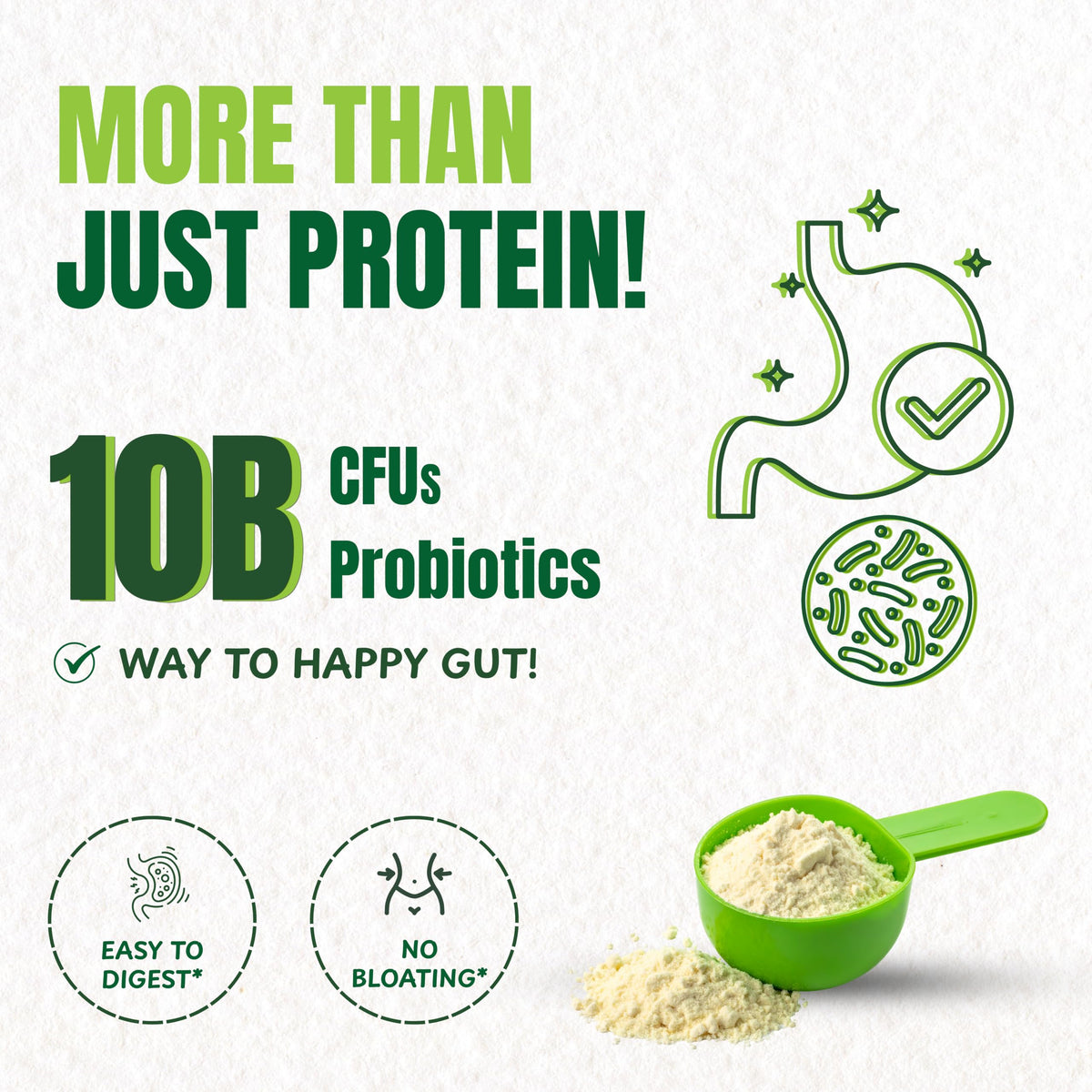 Unflavoured Vegan Protein Powder 34.5 Oz H834719