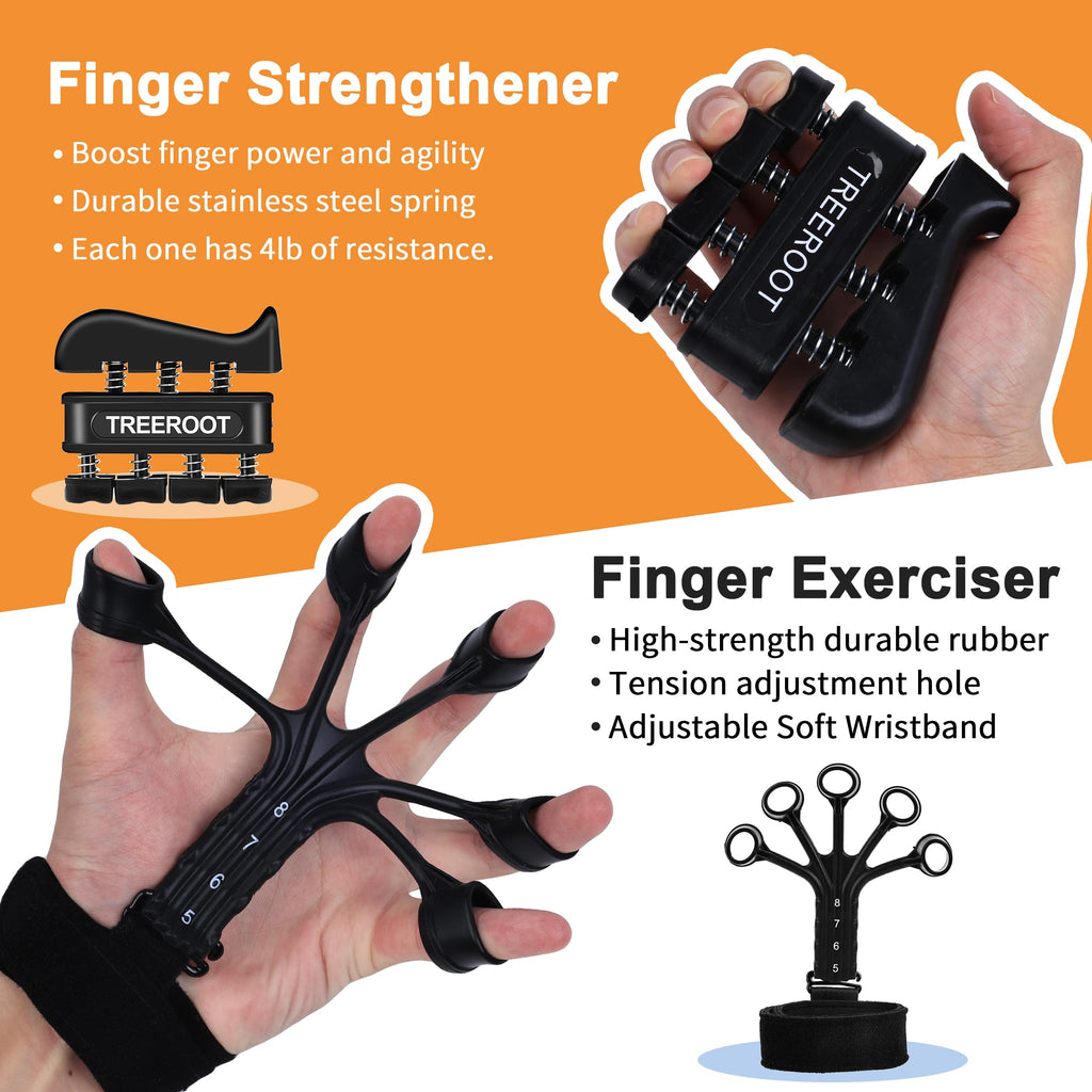 5PCS Grip Strength Trainer Kits X242