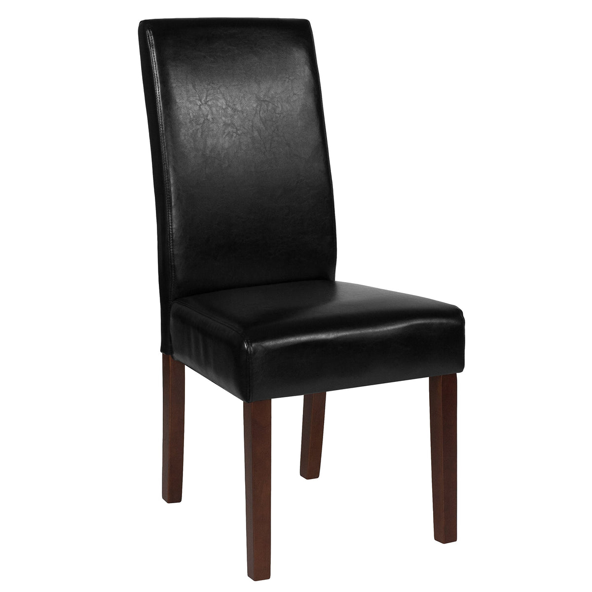 Black Faux Leather Parsons Chair M14192