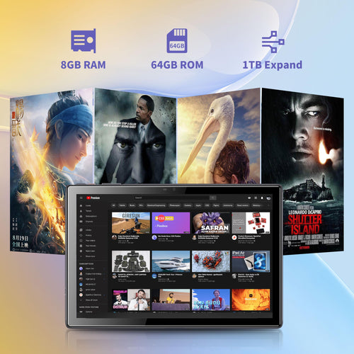 10.1 inch Android 15 Tablet 8GB RAM 64GB ROM S1664