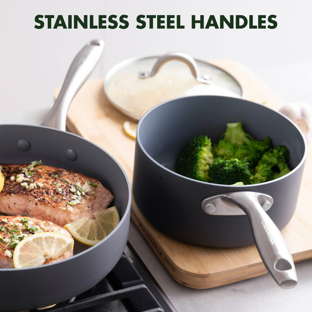 Hard Anodized Ceramic Nonstick 12 Piece Cookware Set Y802623
