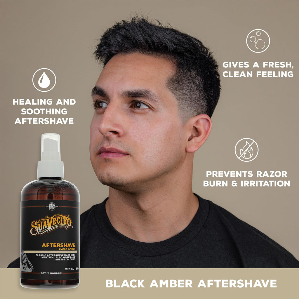 Black Amber Aftershave 8 oz Pump Spray L569