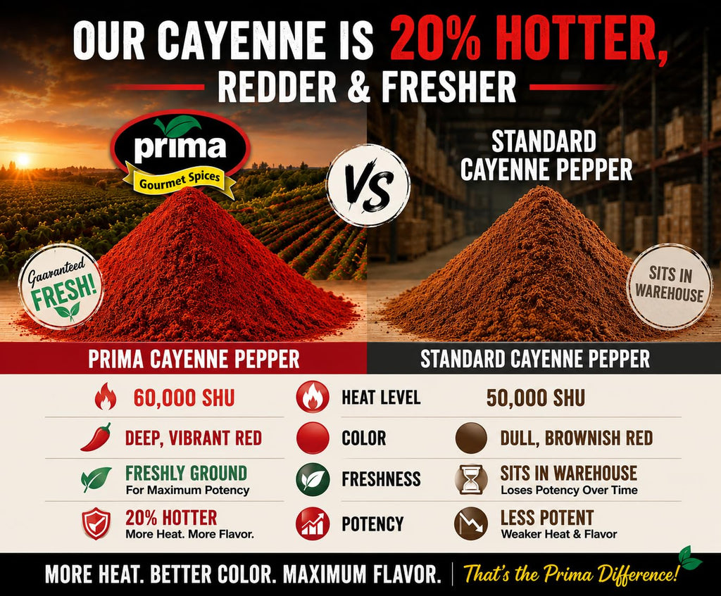 Cayenne Pepper Powder 5 LBS Bulk Kitchen Jug 60,000 SHU Extra Hot All Natural Gluten Free Red Ground Pepper X2109