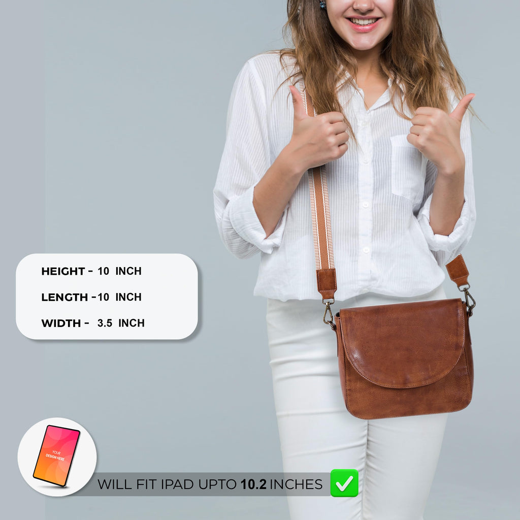 Genuine Leather Crossbody Bag X97277