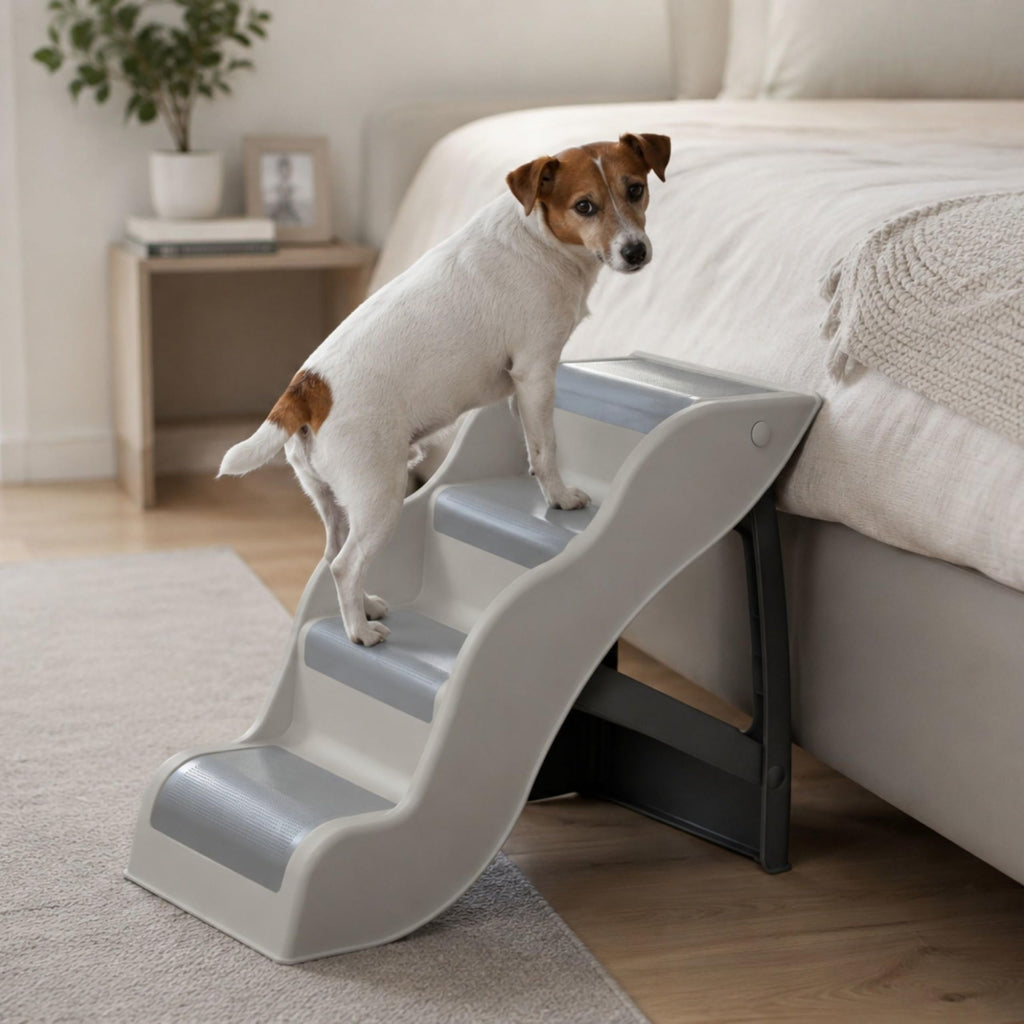 Lightweight 4-Step Pet Stairs Z825413