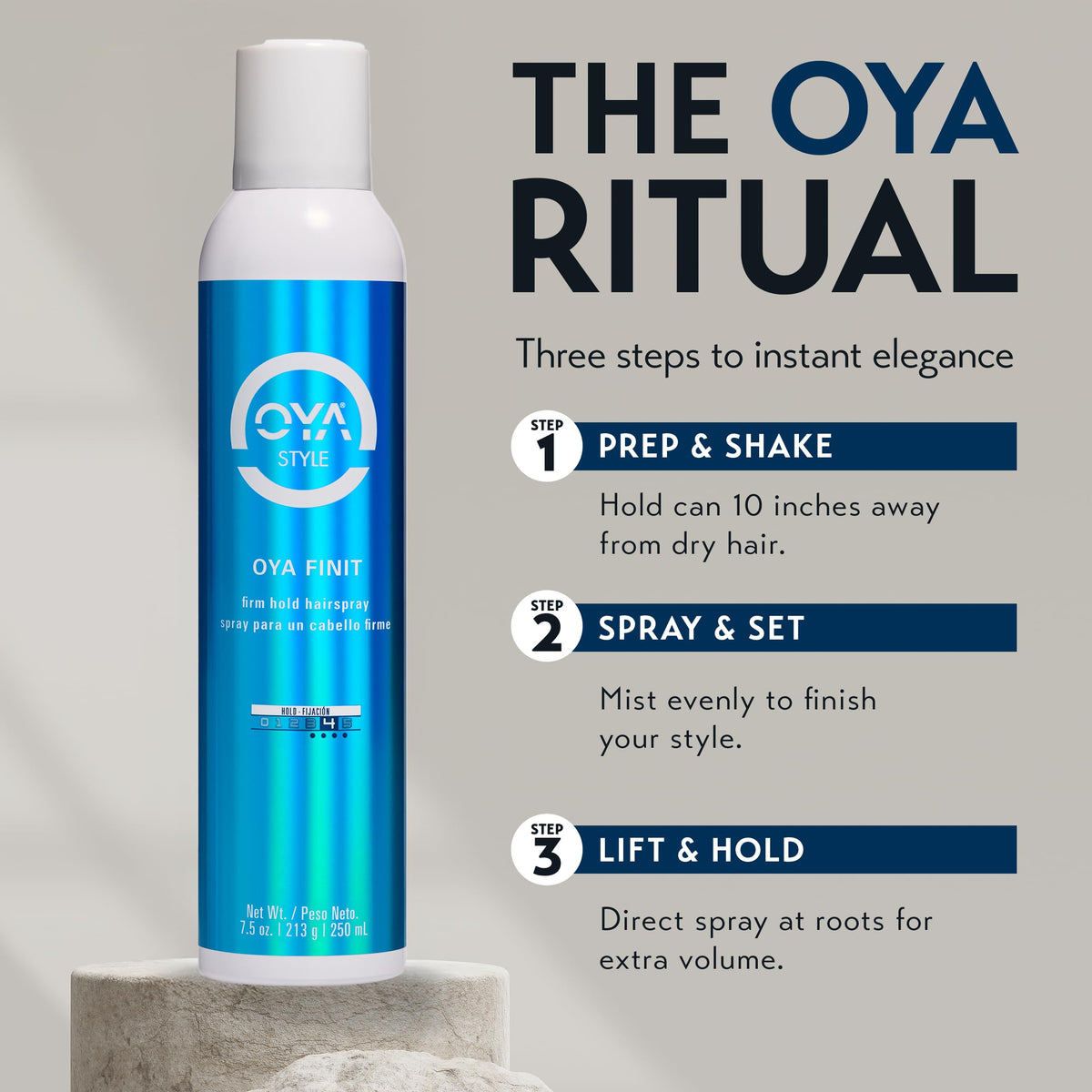 Quick-Dry Extra Hold Hairspray 250ml U1138