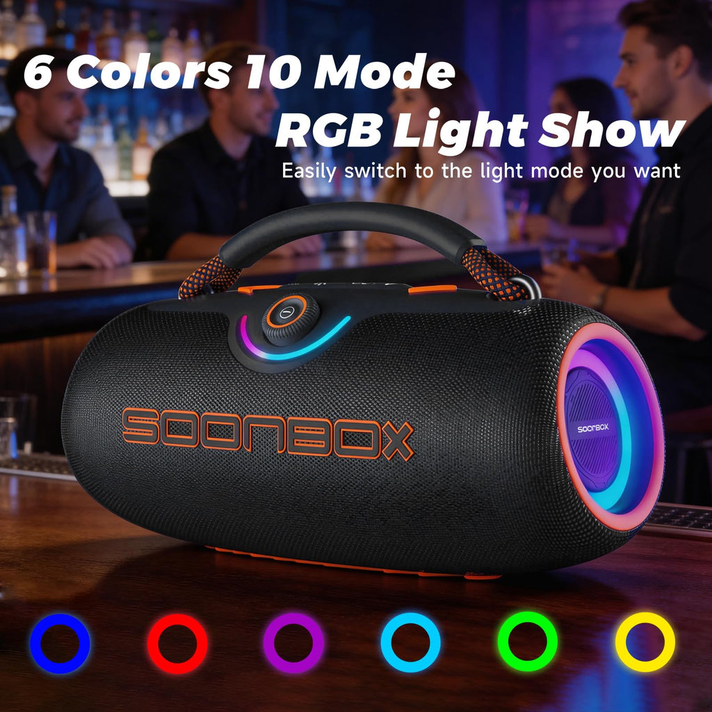 Black Portable Bluetooth Speakers U744697