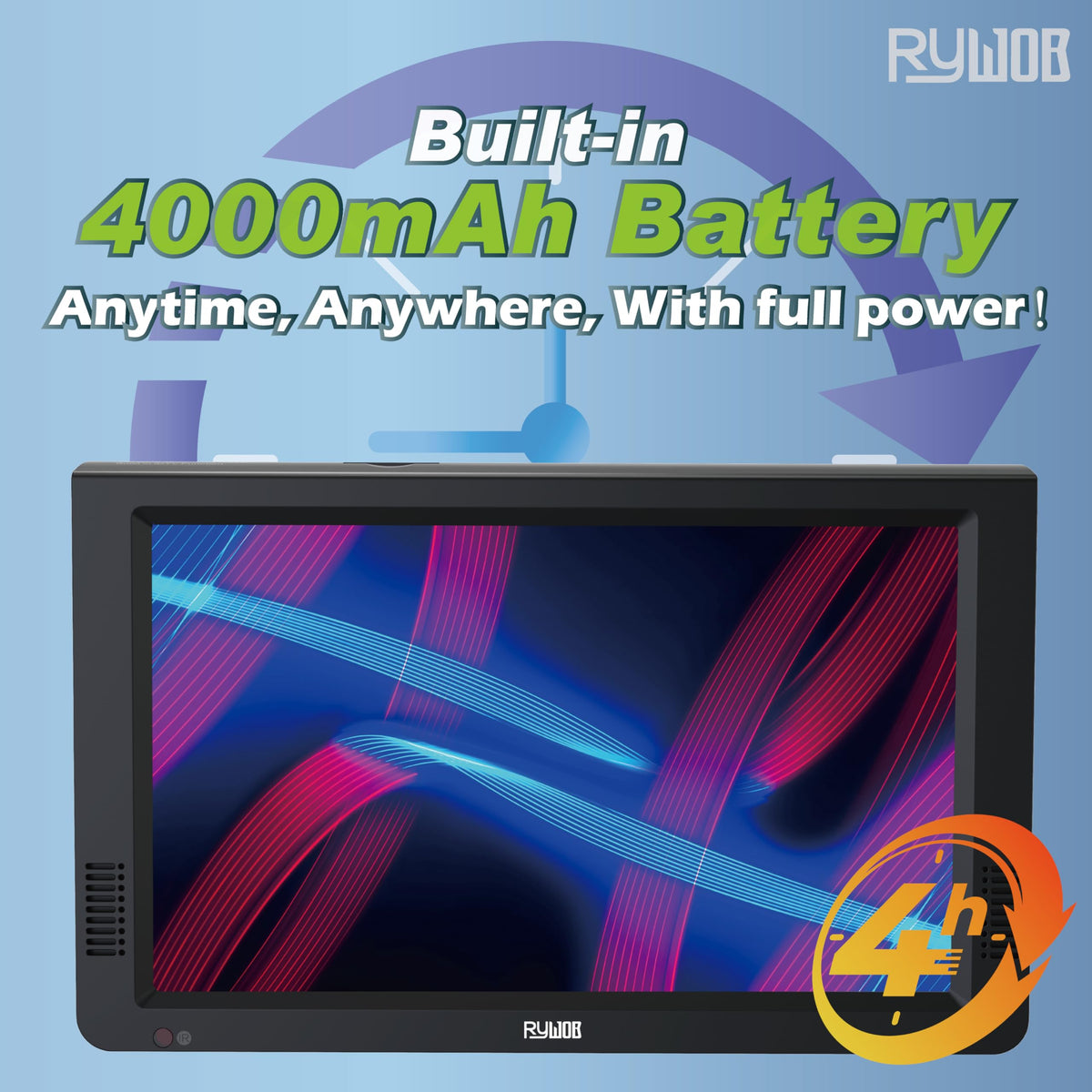 Portable Digital TV with Antenna F4783