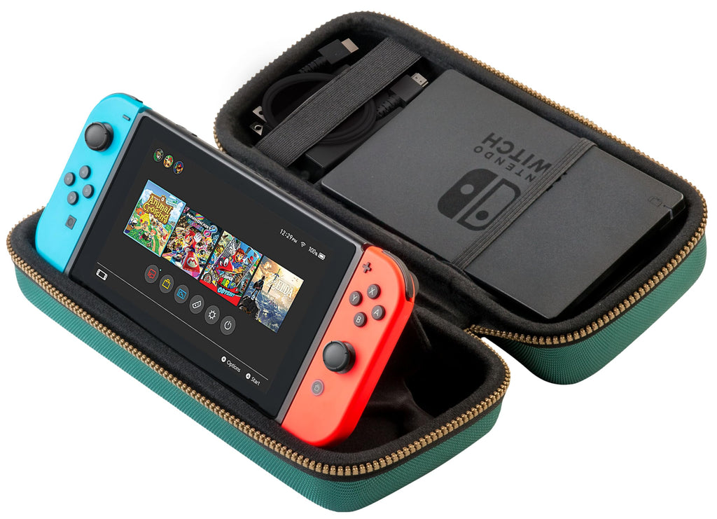 Green System Case for Nintendo Switch or OLED R468