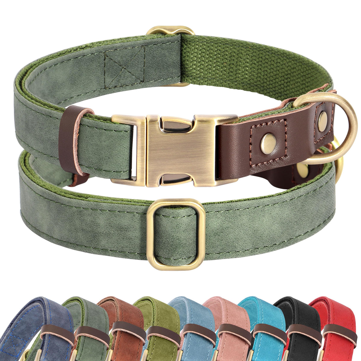 PU Leather Dog Collar H168