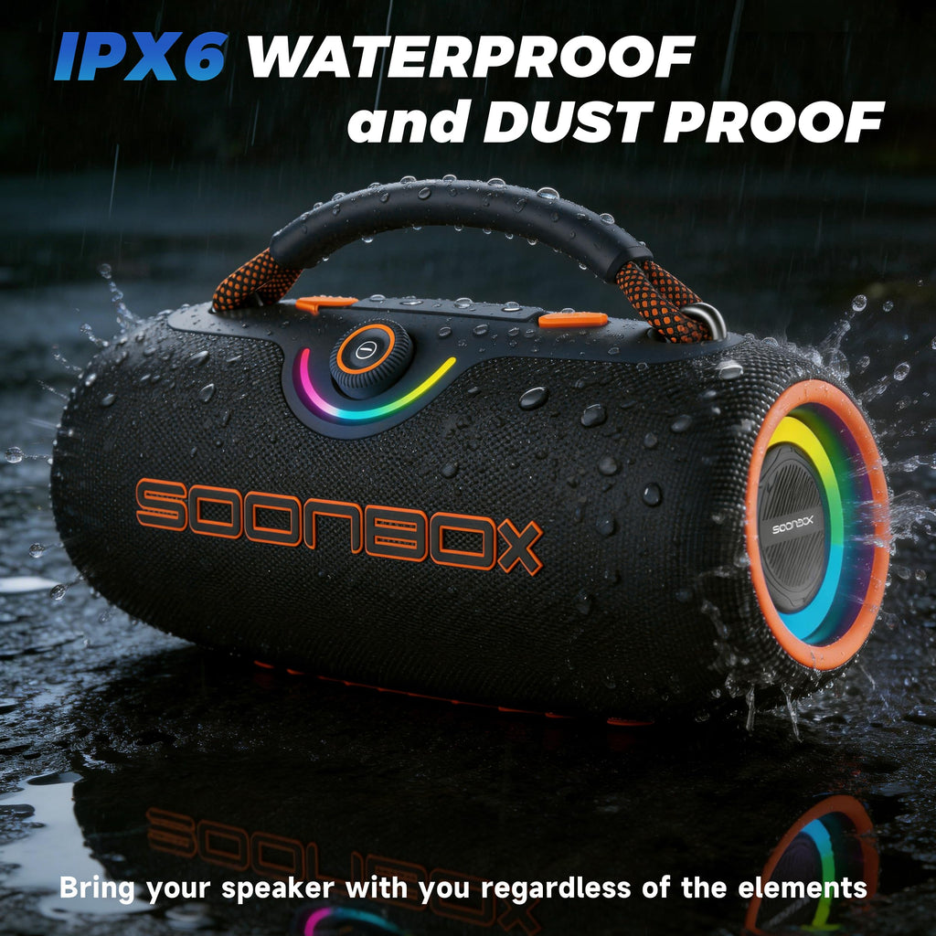 Black Portable Bluetooth Speakers U744697