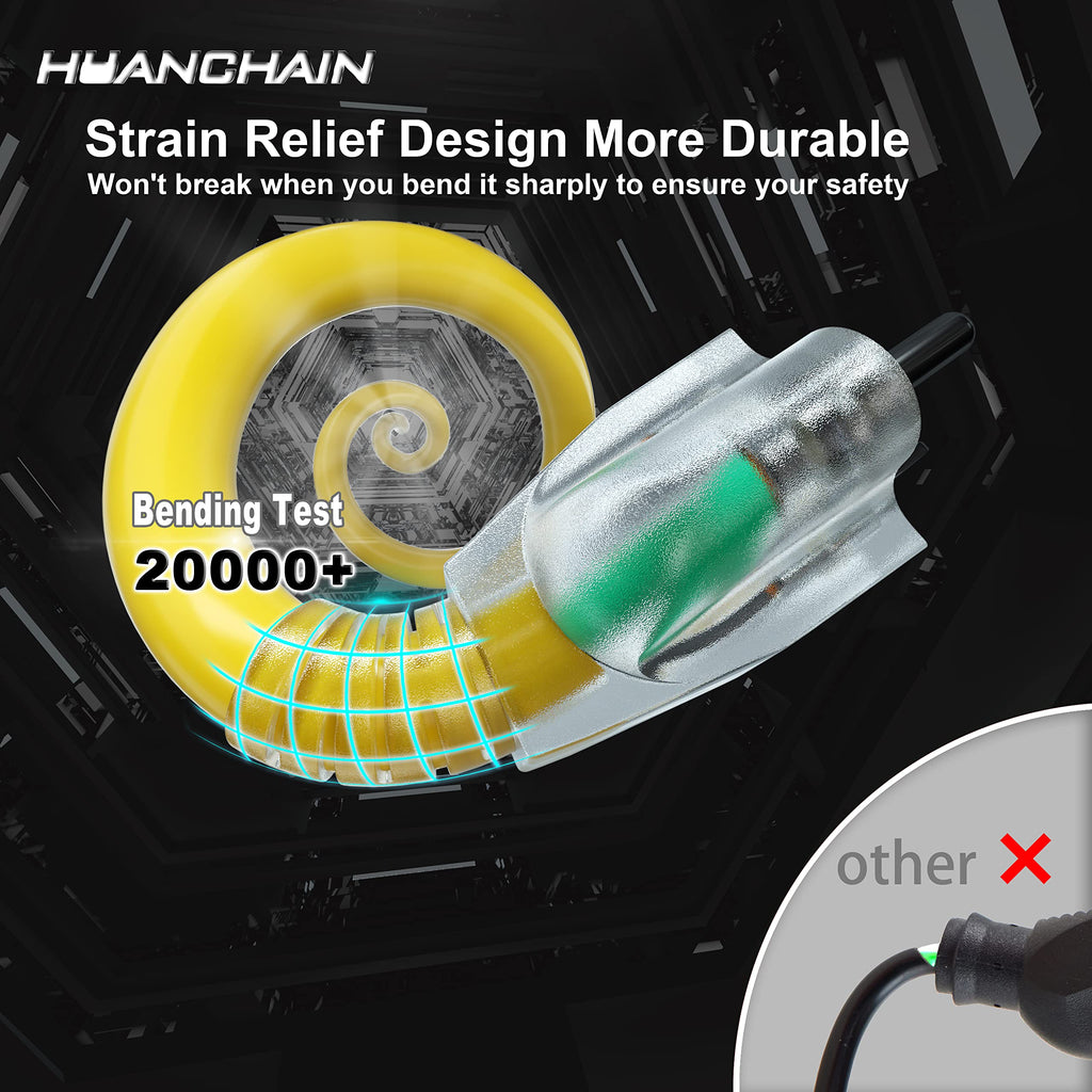 100 FT 12/3 Gauge Heavy Duty Outdoor Extension Cord Waterproof N103