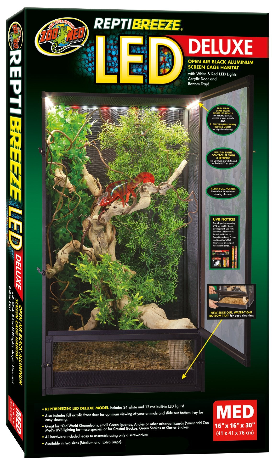 Medium Open Air Aluminum Screen Habitat F9899