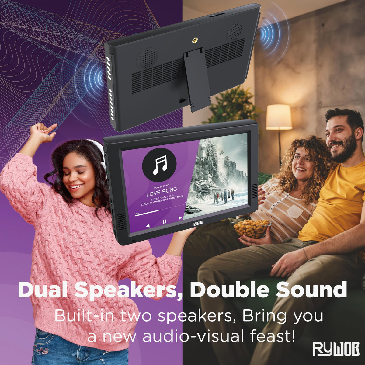 Portable Digital TV with Antenna F4783