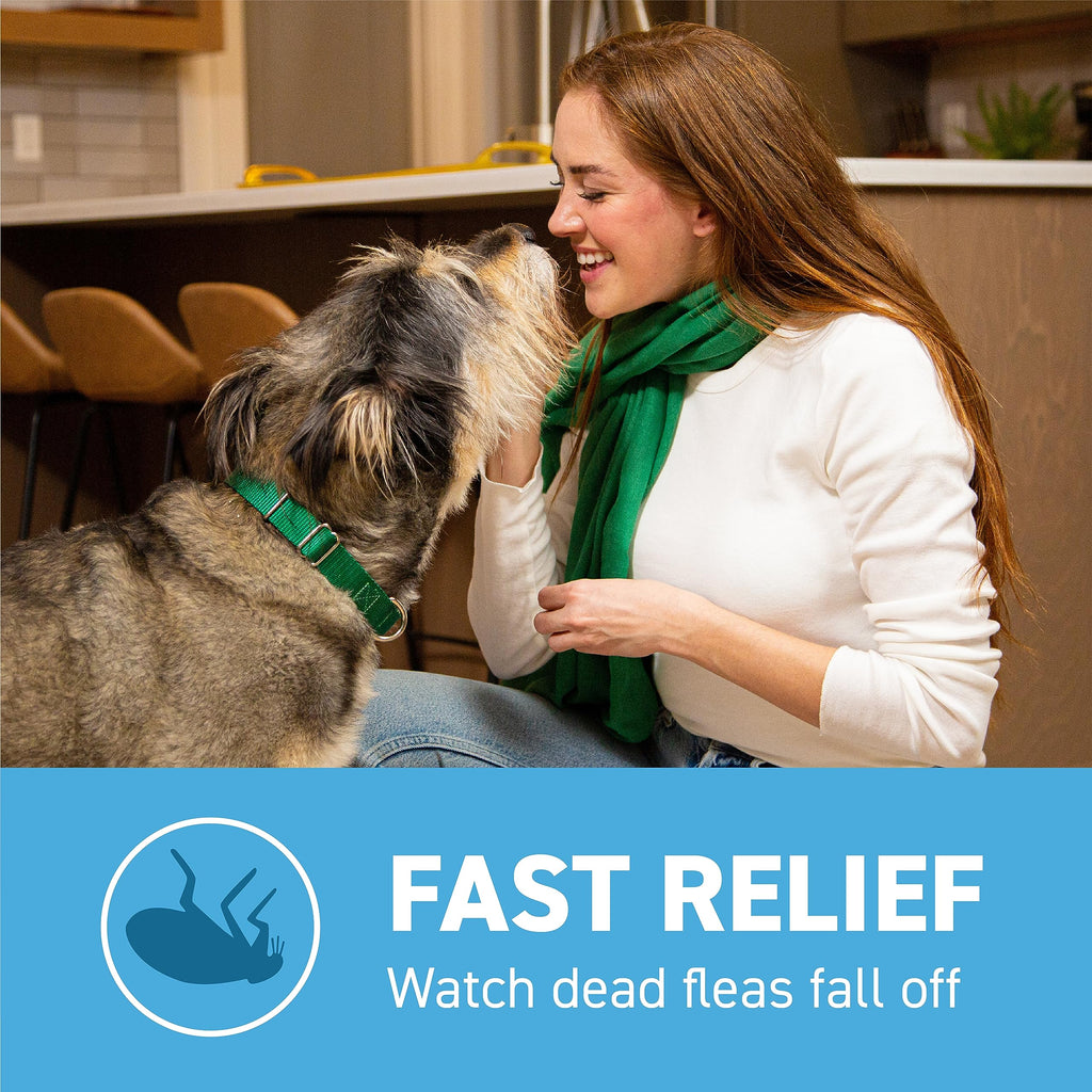 Flea and Tick Prevention for Small Dogs 4-10 lbs (2 Doses) + Flea Treatment for Dogs 2-25 lbs (6 Doses) S330